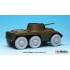 1/35 WWII US M8/M20 Greyhound Sagged Wheels Set for Tamiya kits #35228/35234 (6 wheels)