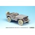 1/35 US Willys MB Wheels w/Snow Chain Set for Tamiya/Dragon/Bronco kits