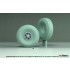 1/35 German Sdkfz.9 Famo Sagged Front Wheel Set #1 - Continental for Tamiya/Trumpeter Kits