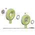 1/35 German Sdkfz.9 Famo Sagged Front Wheel Set #1 - Continental for Tamiya/Trumpeter Kits