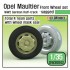 1/35 German Opel Maultier Half-Track Sagged Front Wheel set for Dragon/Italeri/ETC kits