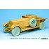 1/35 British RR Armoured Car Balloon Sagged Wheel set (Early) for Meng Model