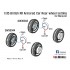 1/35 British RR Armoured Car Balloon Sagged Wheel set (Early) for Meng Model