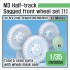 1/35 US M2/M3/M16 Halftrack Front Sagged Wheel set Vol. 1 for AFV Club/Dragon kits