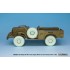 1/35 US Dodge WC 4x4 Truck Sagged Wheel set for AFV Club/Italeri kits