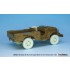 1/35 US Dodge WC 4x4 Truck Sagged Wheel set for AFV Club/Italeri kits