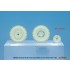 1/35 US Dodge WC 4x4 Truck Sagged Wheel set for AFV Club/Italeri kits