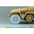 1/35 WWII German SdKfz.251 Half-track Front Sagged Wheels Early