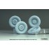 1/35 Trippel SG.6 Sagged Wheel set for Das Werk kit