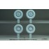 1/35 Trippel SG.6 Sagged Wheel set for Das Werk kit