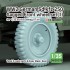 1/35 Sd.Kfz 250 Sagged Wheel set #1 for Sd.Kfz 250/Demag D7 kit