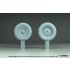 1/35 Sd.Kfz 250 Sagged Wheel set #1 for Sd.Kfz 250/Demag D7 kit