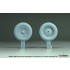 1/35 Sd.Kfz 250 Sagged Wheel set #2 for 1/35 Sd.Kfz 250/Demag D7 kit