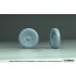 1/35 Sd.Kfz 250 Sagged Wheel set #2 for 1/35 Sd.Kfz 250/Demag D7 kit