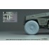 1/35 Sd.Kfz 250 Sagged Wheel set #2 for 1/35 Sd.Kfz 250/Demag D7 kit