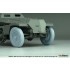 1/35 Sd.Kfz 250 Sagged Wheel set #2 for 1/35 Sd.Kfz 250/Demag D7 kit