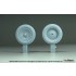1/35 Sd.Kfz 250 Sagged Wheel set #3 for Sd.Kfz 250/Demag D7 kit