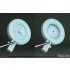1/35 Sd.Kfz 250 Sagged Wheel set #3 for Sd.Kfz 250/Demag D7 kit