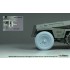 1/35 Sd.Kfz 250 Sagged Wheel set #3 for Sd.Kfz 250/Demag D7 kit