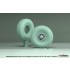 1/35 German Sdkfz.9 Famo Front Wheel Set #2 - Deutsch Dunlop for Tamiya/Trumpeter Kits