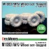 1/35 US M1083 FMTV Michelin XL Sagged Wheels Set for Trumpeter kits 01007/01008 (7 wheels)