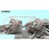 1/35 US 4x4 MRAP Armoured Fighting Vehicle Sagged Wheels Set for Kinetic K61011 (4 wheels)