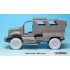 1/35 US 4x4 MRAP Armoured Fighting Vehicle Sagged Wheels Set for Kinetic K61011 (4 wheels)