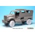 1/35 US 4x4 MRAP Armoured Fighting Vehicle Sagged Wheels Set for Kinetic K61011 (4 wheels)