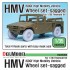 1/35 JSDGF HMV Sagged Wheels Set for Fine Molds kits FM41/FM42 (4 wheels) 