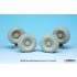 1/35 US Husky Mk.III Sagged Wheels Set for AFV Club kit