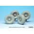 1/35 US Husky Mk.III Sagged Wheels Set for AFV Club kit