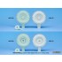 1/35 Russian Typhoon-K Mrap Sagged Wheel set for Takom/Zvezda kit (retooled ver)