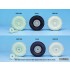 1/35 Russian Typhoon-K Mrap Sagged Wheel set for Takom/Zvezda kit (retooled ver)