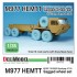 1/35 US/IDF M977 HEMTT Truck Goodyear Sagged Wheel set for Italeri/Trumpeter kits