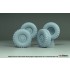 1/35 German Utility Vehicles Mowag Eagle IV Sagged Wheel set for Vespid/ Das Werk kit