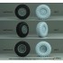1/35 German Utility Vehicles Mowag Eagle IV Sagged Wheel set for Vespid/ Das Werk kit