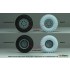 1/35 German Utility Vehicles Mowag Eagle IV Sagged Wheel set for Vespid/ Das Werk kit