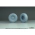 1/35 Danish Utility Vehicles Mowag Eagle IV Sagged Wheel set for Vespid kit