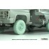 1/35 US M1008 CUCV Sagged Wheel Set for AK Interactive Kit