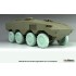 1/35 IDF Eitan 8x8 APC Sagged Wheel Set- Mich.XML for Hobbyboss Kit