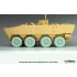 1/35 ROK K808 8X8 APC Sagged Wheel set Mich.XZL for Academy kit