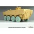 1/35 ROK K808 8X8 APC Sagged Wheel set Mich.XZL for Academy kit