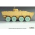 1/35 ROK K808 8X8 APC Sagged Wheel set Mich.XZL for Academy kit