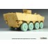1/35 ROK K808 8X8 APC Sagged Wheel set Mich.XZL for Academy kit