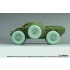 1/35 British Ferret Mk.2 Scout Car Desert Sagged Wheel Set for Airfix Kit