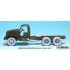 1/48 WWII US Army GMC CCKW 2-1/2t Truck Sagged Wheels Set for Tamiya #48/79 (11 wheels)