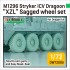1/72 US M1296 Stryker ICV Dragoon "XZL" Sagged Wheel set for Dragon kits
