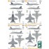 1/144 Movie Collection No.6 - F/A-18E/F Super Hornet Decal set for Revell F-18E/F kits