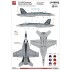 1/48 Movie Collection No.8 F/A-18E/F Super Hornet Decal set for Hasegawa kits