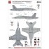 1/48 Movie Collection No.8 F/A-18E/F Super Hornet Decal set for Hasegawa kits